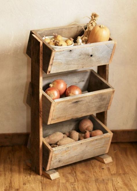 (paid link) Buy the newest Kitchen Storage next the latest sales & promotions  find cheap offers  Browse our broad selection of products. Wood Board Crafts, Vegetable Bin, Diy Rustic Home, Rustic Kitchen Island, Diy Kitchen Island, Rustic Kitchen Decor, Décor Diy, Cheap Decor, Western Decor