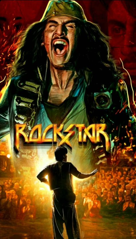 Rockstar Poster, Rockstar Movie, Rock Star, Movie Poster, The Movie