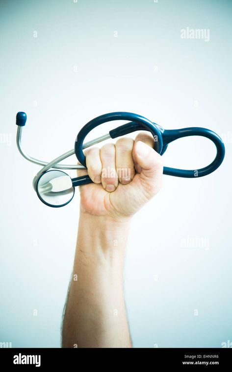 Download this stock image: Hand holding a stethoscope. Conceptual image on the challenge of doctors. - EHNNR6 from Alamy's library of millions of high resolution stock photos, illustrations and vectors. Doctor Stethoscope, Raised Hands, Conceptual Image, Hands Holding, Hand Holding, Image Processing, The Challenge, Holding Hands, Hold On