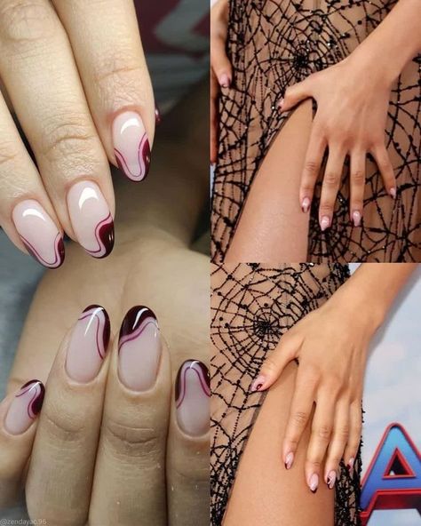 Zendaya Nails, Almond Nails Red, Celebrity Nails, Blowout Hair, Nails Red, Nails Only, Zendaya Coleman, Dream Nails, Almond Nails