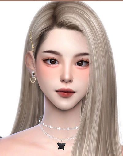 Sims 4 Cc Korean Face, Sims 4 Hair Cc Female Korean, Sims 4 Cc Korean Eyes, Kpop Hair Sims 4 Cc, Sims Cc Hair Female, Sims Cc Korean, Sims 4 Asian Eyes Preset, Ts4 Cc Female Hair, Sims Hair Patreon