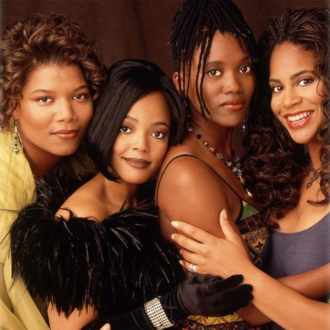 Black Hair And Television: These Iconic Black Hair Moments Made Our Favorite TV Shows Unforgettable - Essence Black Sitcoms, Black Tv Shows, Living Single, Halloween Costumes College Girls, Black Actresses, Black Tv, Black Entertainment, Vintage Black Glamour, Queen Latifah