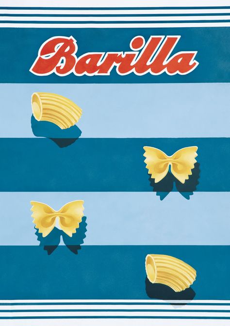 Say Hi! To Design: Vintage Package Design of Barilla's Pasta Vintage Italian Posters, Barilla Pasta, Apple Collection, Italian Posters, Funny Ads, Vintage Packaging, Vintage Apple, Vintage Graphic Design, Vintage Canvas