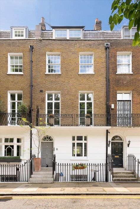 Knight Frank - Knightsbridge present this 4 bedroom terraced house for sale in Brompton Square, London, SW3 London Terrace House, Word Building, Bedroom Terrace, Terraced House, Terrace House, Property Listing, Estate Agents, 4 Bed, House For Sale