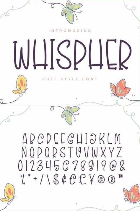 Hand Lettering Alphabet Fonts, Lettering Styles Alphabet, Lettering Guide, Journal Fonts, Writing Fonts, Hand Lettering Practice, Doodle Ideas, Doodle Fonts, Hand Lettering Art