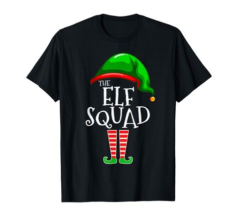 PRICES MAY VARY. Funny holiday matching family set of Christmas elf shirts -adults men women mom dad brother sister siblings son daughter kids boys girls grandma grandpa mama papa husband wife aunt uncle Great matching family clothing outfit apparel costume for Christmas, Thanksgiving, Father's Day, Birthday, Mother's Day, Anniversary, Graduation, Halloween, 4th of July. Lightweight, Classic fit, Double-needle sleeve and bottom hem Xmas Pajamas, Elf Shirt, Matching Outfit, Funny Xmas, Christmas Funny, Family Christmas Pajamas, Boys Pajamas, Gifts For Your Mom, Christmas Family