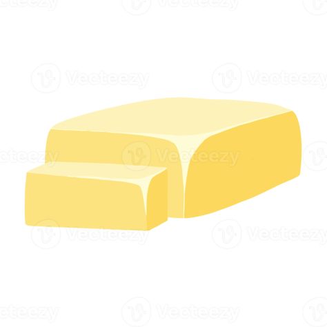 Butter Illustration, Stick Of Butter, Free Png, Royalty Free, Butter, Clip Art, Illustrations, Drawings, Anime