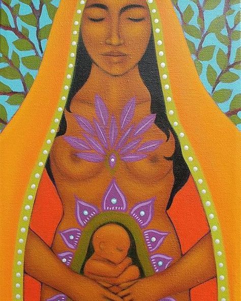 Daniel Wamba - “I am Mother” Midwifery Art, Uterine Health, Fertility Goddess, Birth Art, Pregnancy Art, Plant Medicine, Divine Mother, Mother Goddess, Sacred Feminine