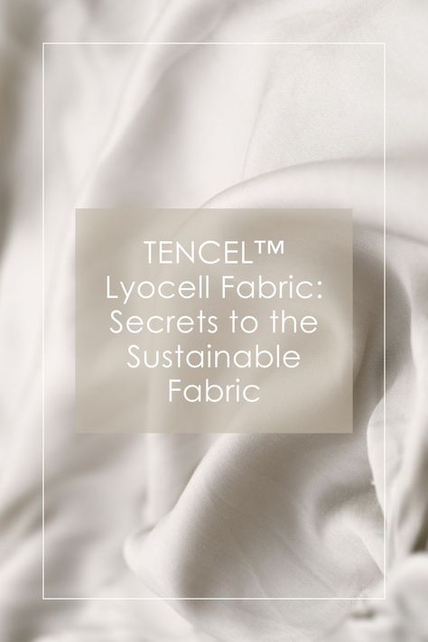 Dive into the world of Tencel Lyocell fabric and discover its sustainable secrets! From eco-friendly production methods to luxurious softness, explore why Tencel Lyocell is the ultimate choice for conscious consumers. Learn about its benefits for the environment and your comfort, and make the switch to sustainable fashion today! #TencelLyocell #SustainableFashion #EcoFriendly Ethical Fashion Quotes, Sleep Wellness, Lyocell Fabric, Bedding Ideas, Designer Bedding Sets, Ethical Fashion Brands, Sustainable Fabric, Luxury Bedding Sets, Wellness Journey