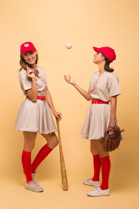 A League of Their Own DIY Halloween Costume Diy Costumes Kids Boys, Baseball Costumes, Best Diy Halloween Costumes, Wednesday Outfit, Wacky Wednesday, Carnaval Costume, Halloween Suits, A League Of Their Own