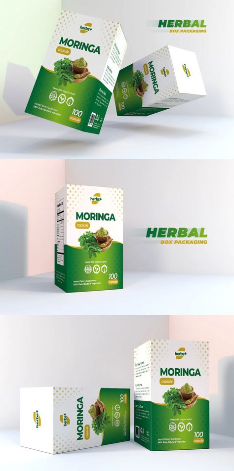 Herbal Medical Box Packaging Template AI, EPS Tea Packing Design, Medicine Box Packaging, Medicine Box Design, Health Products Packaging, Box Packaging Templates, Soap Packaging Design, Medical Packaging, Tea Labels, Medicine Packaging