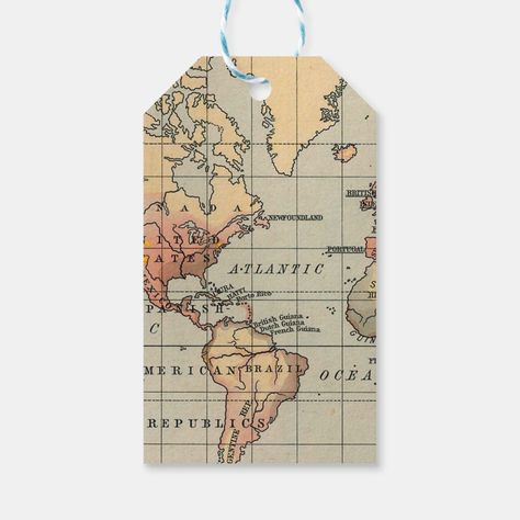 Vintage luggage tags