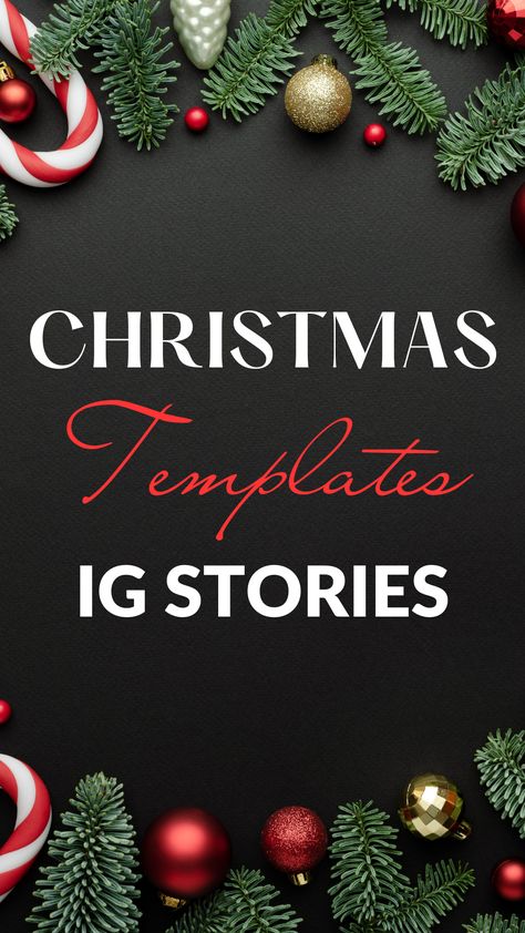 25 Best Christmas Templates for IG Stories Christmas Instagram Story Template, Christmas Templates Instagram, Christmas Ig Post, Christmas Ig Story Ideas, Instagram Christmas Story, Christmas Instagram Story Ideas, Christmas Ig Story, Christmas Story Instagram, Christmas Instagram Story