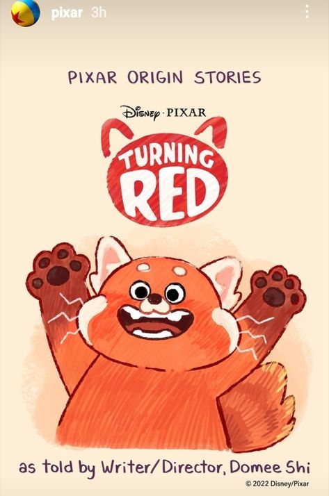 Red Draw, Up Pixar, Dibujos Toy Story, Panda Drawing, Rainbow Order, Cute Ferrets, Pixar Films, Disney Pixar Movies, Turning Red