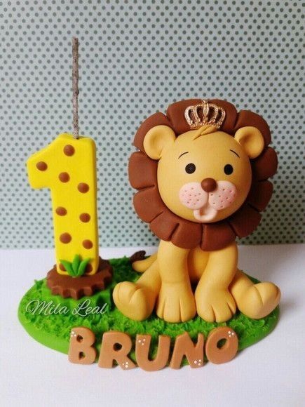 Lion, Birthday Cake, Cake, Birthday, Leon, Figurine