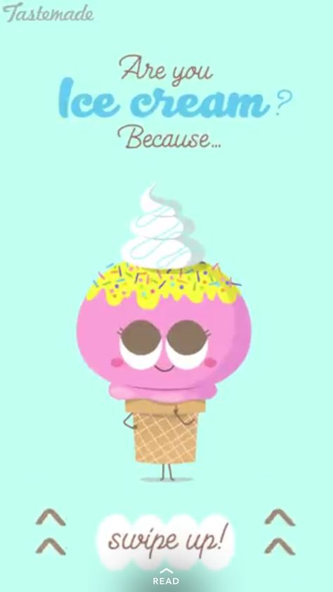 Tastemade food illustrations on snapchat Purple Mustang, Funny Food Puns, Cute Puns, Food Puns, Funny Food, Food Quotes, Screen Saver, Kawaii Food, Food Humor