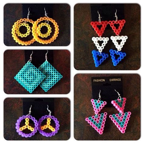 Hama Beads Jewelry, Facebook Analytics, Cat Stairs, Hamma Beads Ideas, Paper Quilling Jewelry, Quilled Jewellery, Hama Beads Design, Diy Perler Bead Crafts, Perler Crafts