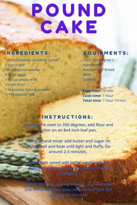 Fluffy Pound Cake Recipe, Vanilla Pound Cake Recipes Moist Easy, Easy Vanilla Pound Cake, How To Make Pound Cake, Loaf Pan Pound Cake Recipe, Old Fashion Pound Cake Recipe, Vanilla Pound Cake Recipes Moist, Moist Pound Cake Recipes, Butter Pound Cake Recipe Moist