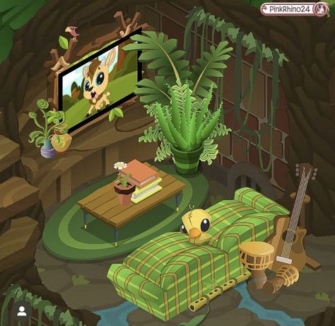 Animal Jam Nature Den, Animal Jam Den Ideas, Animal Jam Classic, Animal Jam Den, Animal Jam Pfp, Animal Jam Aesthetic, Animal Jam Outfits, Jamming Aesthetic, Den Decor