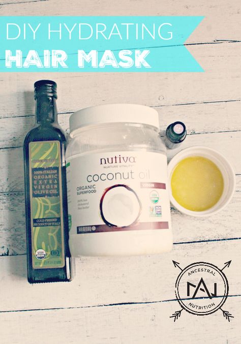 DIY Hydrating Hair Mask - this mask is great for long hair or if you want to grow your hair out. It reduces split ends, repairs damage, adds shine and makes your hair SO soft! #coconutoilforhealthyhair Coconut Oil Hair Growth, Curly Hair Overnight, Growing Your Hair Out, Best Hair Mask, Diy Hair Masks, Coconut Oil Hair Mask, Hair Mask For Damaged Hair, Hair Mask For Growth, Hydrating Hair Mask