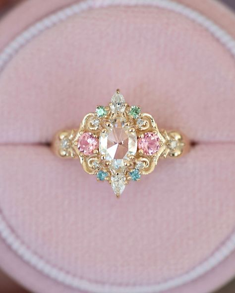 Nora Sermez Official | Luxury Jewelry Pretty Engagement Rings, Cute Engagement Rings, Future Engagement Rings, Dream Engagement Rings, Puffy Heart, Jewelry Lookbook, Fancy Jewelry, Cute Rings, Pretty Rings