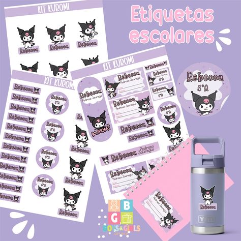 ETIQUETAS ESCOLARES ✨ Seguimos subiendo más modelos, pero si no está el que buscas mándanos DM 🫡 Envíos a todo México desde $75 🇲🇽📦 Visita nuestro sitio web para conocer todos los diseños y paquetes disponibles (link en bio) #etiquetasescolares #backtoschool #hellokitty #regresoaclases #stickers Back To School, Hello Kitty, Education, Quick Saves