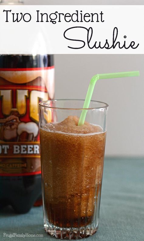 Don't know how to make slushies? This is a super easy way to make slushies with just two ingredients. Beer Slushie, Coke Slushie Recipe, How To Make Slushies, Alcoholic Slushies, Homemade Slushies, Blender Recipes Smoothies, Blender Drinks, Frozen Drink Recipes, Icee Recipe