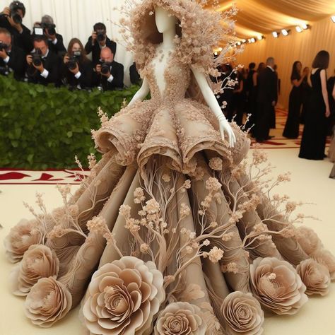 Garden Of Time Outfit, Garden Of Time Met Gala, Garden Of Time Dress, Gala Looks, Dinner Gowns, Drag Queen Outfits, Rose Gown, Met Gala Dresses, Rococo Fashion