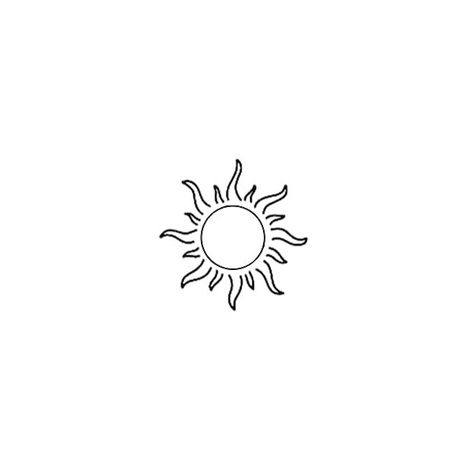 Simple Sun Tattoo, Tattoo For Kids, Sun Tattoo Designs, Small Pretty Tattoos, Silhouette Tattoos, Tattoo Templates, Petite Tattoos, Sun Tattoos, E Tattoo