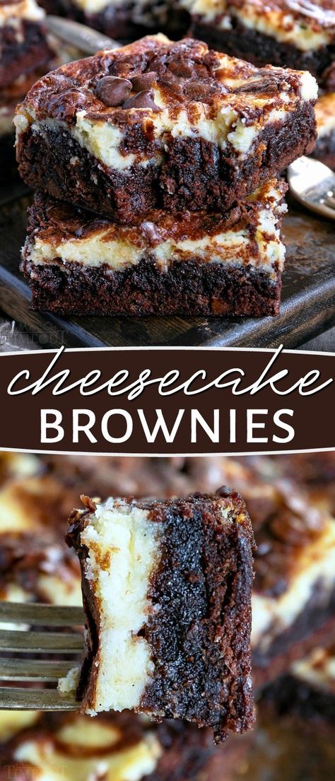 Chocolate Cheesecake Brownies, Brownies Cheesecake, Cheesecake Brownies Recipe, Impressive Dessert, Cake Brownie, Cheesecake Layer, Mom On Timeout, Cheesecake Brownie, Impressive Desserts