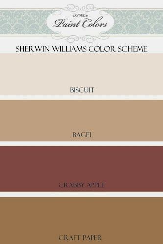 Favorite Paint Colors - Sherwin Williams color scheme Primitive Paint Colors, Sherwin Williams Color Schemes, Interior Paint Colors Schemes, Primitive Bathrooms, Red Brick Wall, Sherwin Williams Colors, Primitive Homes, Pintura Exterior, Paint Color Schemes