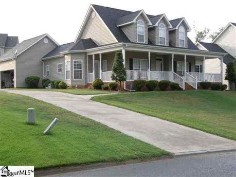 Garage Behind House, Big Front Porches, Custom House, Driveway, Front Porch, Custom Homes, Homes For Sale, House Ideas, The House