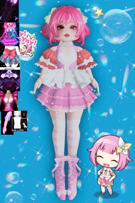 Royale High Cosplay, Rythm Game, Princess Games, Emu Otori, Aesthetic Roblox Royale High Outfits, Royal Clothing, Royale High, Royal Outfits, Emu