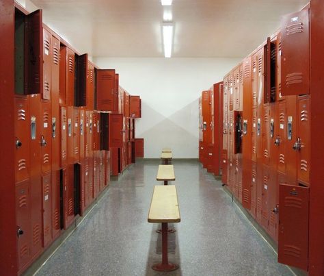 High School Lockers, School Locker, Gym Lockers, School Interior, School Lockers, Retail Store Design, Outdoor Venues, Locker Room, Environment Concept Art