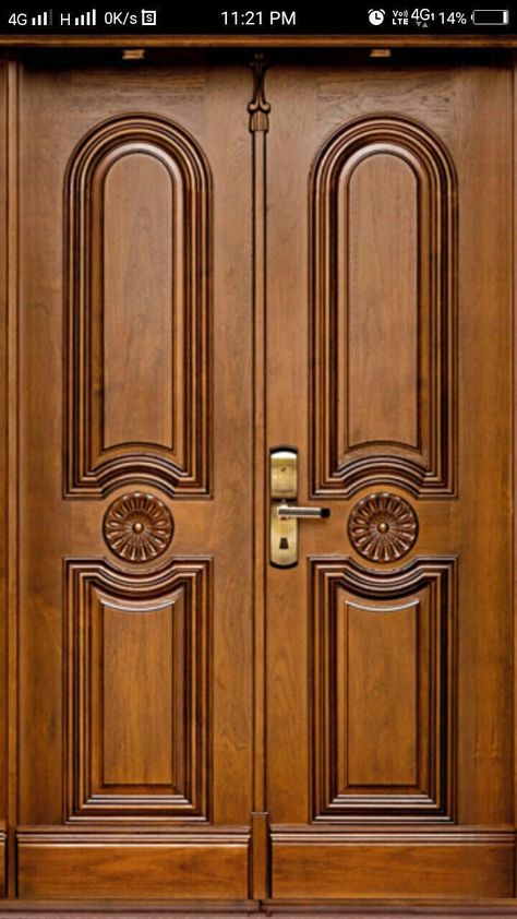 Double Door Design Wood Modern, Front Double Door Design Wood, Wooden Double Front Doors Modern, Main Double Door Design Wood, Front Double Door Design Wood Modern, Wooden Main Double Door Design, Main Door Double Door Designs, Main Double Door Design, Wooden Double Front Doors