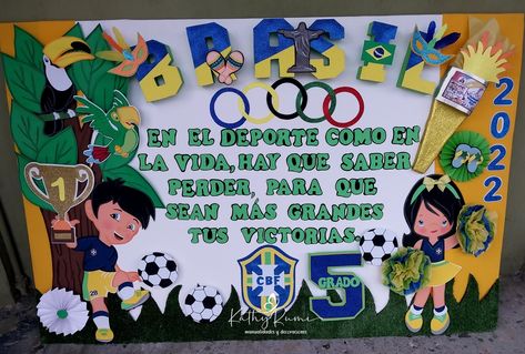 Family Tree Project, World Athletics, Poster Decorations, Sports Day, Family Tree, Brazil, Sports, Anime