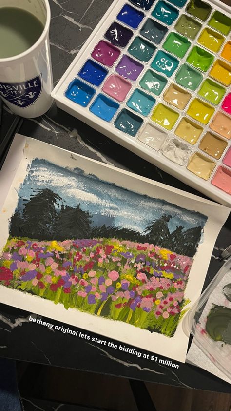 i finally tried gouache painting and love it!! new hobby unlocked Samantha Hobby, Natalie Hobby, Alyssa Hobby, Leah Hobby, Kaylee Hobby, Isabella Hobby, Katie Hobby, Chloe Hobby, How Pinterest Sees Me Hobby