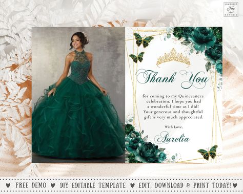 Invitation Quinceanera, Green Roses, Debutante Ball, Chic Birthday, Invitation Diy, Silver Tiara, Australia Photos, Photo Birthday Invitations, 16 Birthday