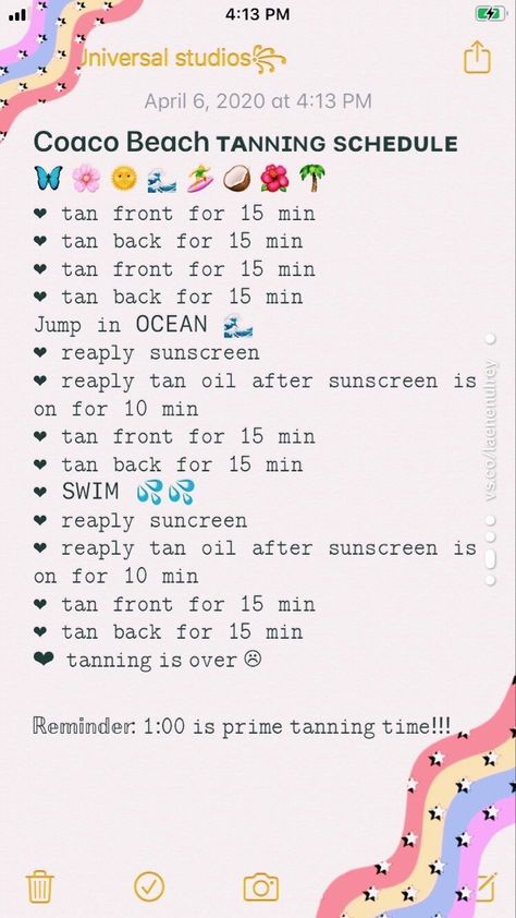 Tanning Schedule, Tanning Goals, Summer Bucket List For Teens, How To Tan, Tanning Routine, Summer Checklist, Summer Prep, Summer Hacks, How To Get Tan