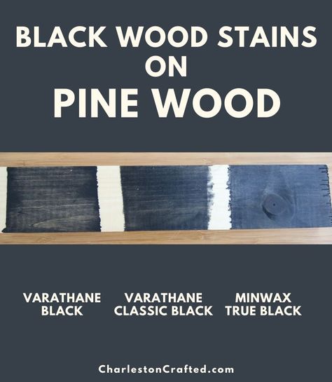 black wood stain pine wood pin Stain Pine Wood, Stained Knotty Pine, Staining Pine Wood, Staining Wood Furniture, Stain Pine, White Wood Stain, Black Wood Stain, Diy Wood Stain, Stain On Pine