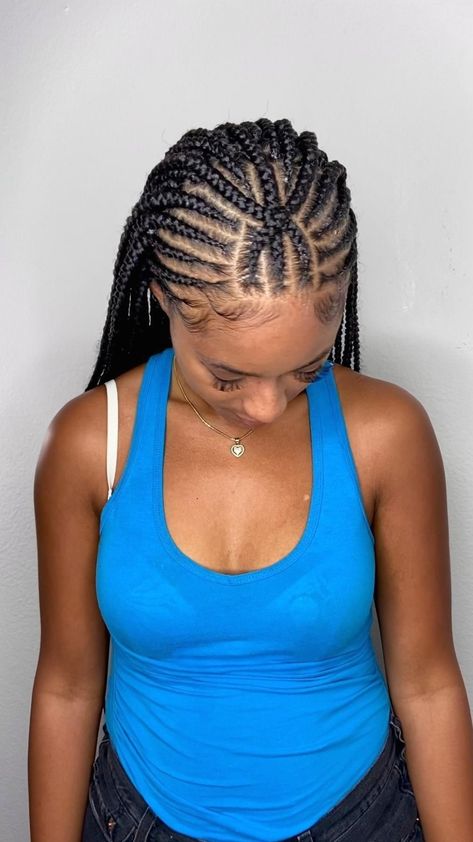 Quick Braided Hairstyles For Black Women Cornrows Protective Styles, Cornrow Braid Styles, Lemonade Braids Hairstyles, Cornrows Braids For Black Women, Feed In Braids Hairstyles, Braid Hairstyle, Braided Cornrow Hairstyles, Braids Hairstyles Pictures, Braids With Curls