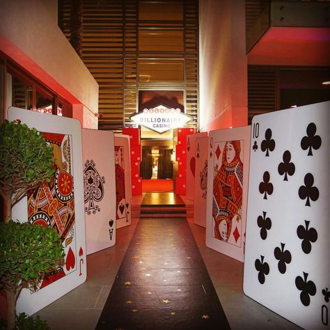 LAURE EL-HAJJ🔹’s Instagram profile post: “Breathtaking Casino entrance for @iam_billionaire birthday surprise . . full custom made Casino made by @promenade.events . .…” Casino Theme Party Entrance, Casino Night Entrance, Corporate Casino Night, Black And Gold Casino Theme Party, Corporate Casino Party, Casino Royale Wedding, Las Vegas Theme Prom, Casino 40th Birthday Party Ideas, Casino Night Decorations