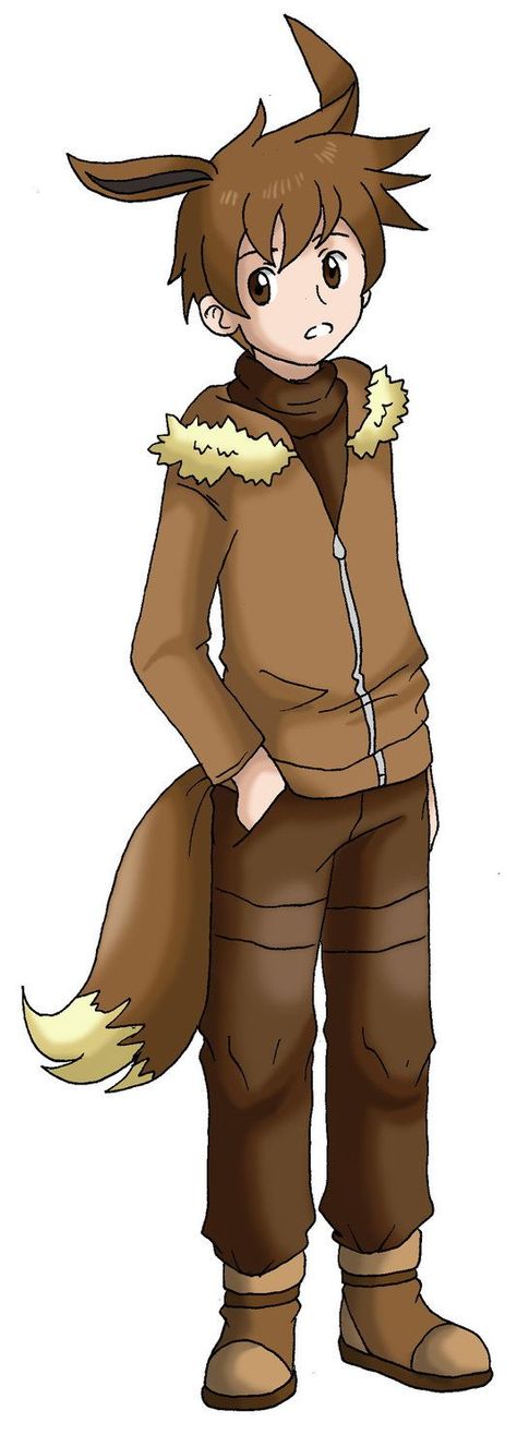 Eevee Human, Human Eevee, Eevee Cosplay, Cosplay Idea, Roleplay Characters, Boy Images, Video Games, Pokemon, Zelda Characters