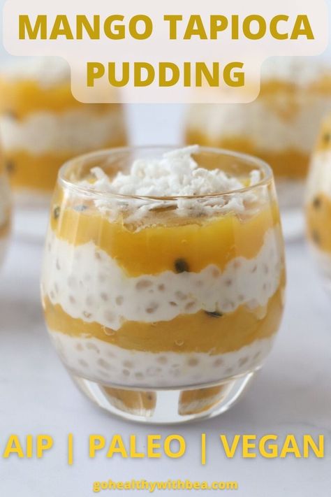 Coconut Mango Sago Tapioca pudding Mango Tapioca Pudding, Coconut Milk Tapioca, Mango Tapioca, Tapioca Pudding Recipe, Asian Stir Fry Recipe, Mango Sago, Sushi Roll Recipes, Tapioca Pudding, 4 Ingredient Recipes