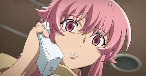 Yuno Gasai, Blue Box, Tik Tok, Anime, Hair, Pink