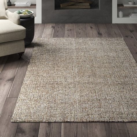 Malakoff Hand-Tufted Wool Dark Brown Area Rug & Reviews | Joss & Main Hall Carpet, Carpet Stores, Carpet Trends, Brown Carpet, Cheap Carpet Runners, Carpet Styles, Diy Carpet, Brown Area Rug, Grey Carpet