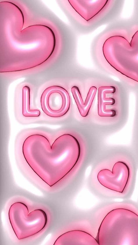 Inflated Wallpapers, Neon Pink Wallpaper, 3d Wallpaper Cute, Text Illustration, Pink Wallpapers, Lip Wallpaper, 3d Wallpaper Iphone, Beast Wallpaper, Jelly Wallpaper