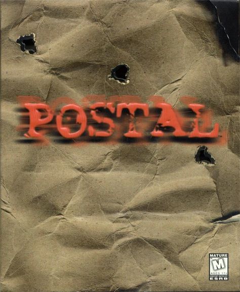 1997 By game developer Running With Scissors Future Typography, Game Packaging, Postal Dude, Video Game Images, Running With Scissors, Portal 2, Going Postal, Game Developer, Pc Game