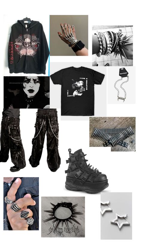 Metalhead outfit idea Metalhead Goth, Goth Outfit, Goth Aesthetic, Goth Outfits, Silly Me, Outfit Ideas, My Style, Quick Saves