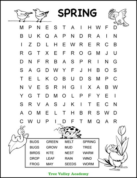 Grade 2 Free Printable Worksheets, Find Words In Picture, 1st Grade Summer Worksheets, Spring Activities For 1st Grade, Spring Crafts 1st Grade, Quick Saves Pins, Grade 2 Activities Worksheets, Spring 1st Grade Activities, 1st Grade Word Search